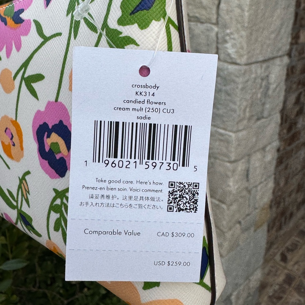 ❌SOLD ❌🌸🌼Brand New Kate Spade Sadie Printed Small Crossbody 🌸🌼 - Picture 12 of 14